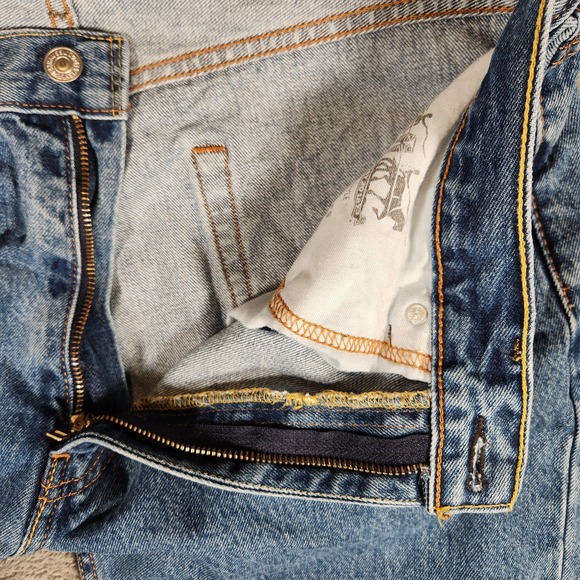 Levi's 505 Jeans Men's 36X32 Blue Straight Regular Fit‎ - Picture 6 of 16